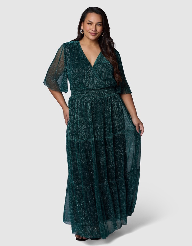 Pink Dusk by Curve Project - Steamy Encounters Maxi Dress