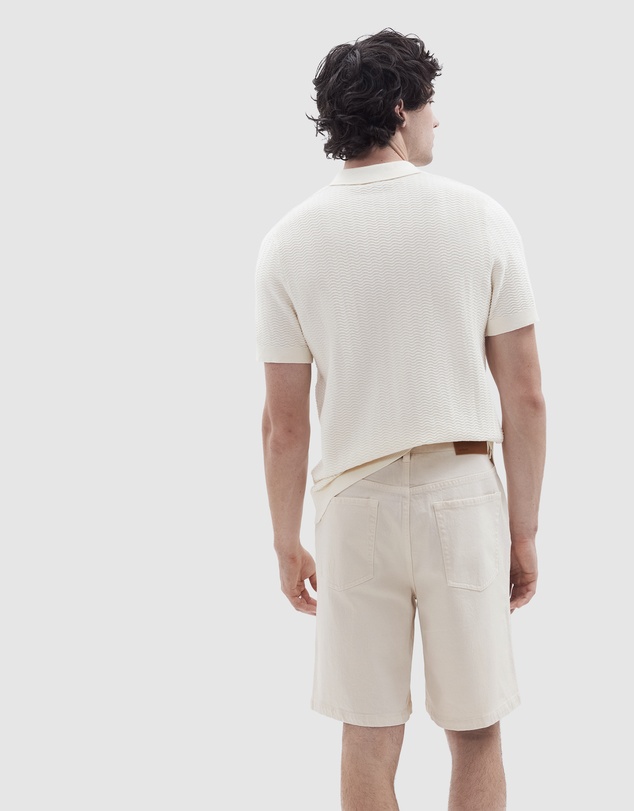 UNISON - Zig Zag Knit Polo