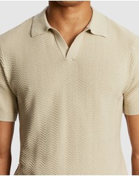 yd. - Josh Knitted Polo Shirt