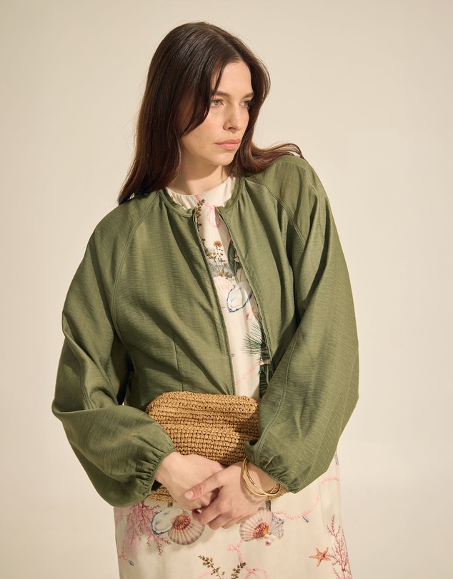 Oxford - Cindy Unlined Bomber Jacket