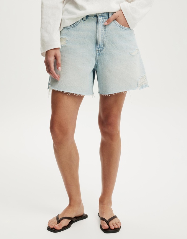Cotton On - High 90s Denim Shorts