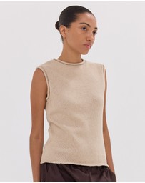 Cloth & Co. - The Rolled Edge Tank | Dune