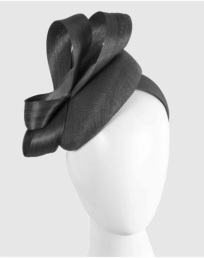 Max Alexander - Black Pillbox Racing Fascinator