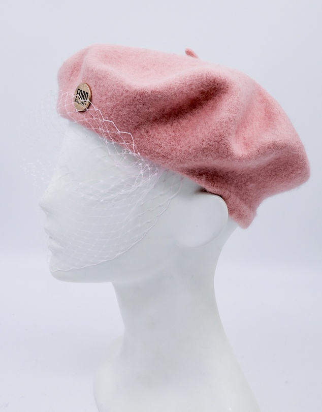 FORD MILLINERY - NIKKI Beret with veil