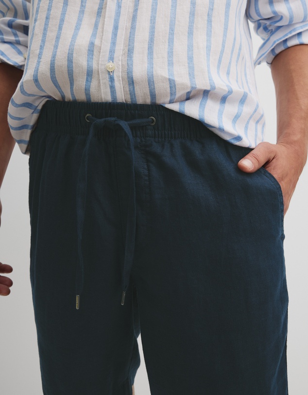 Country Road - Organically Grown Linen Drawcord Short