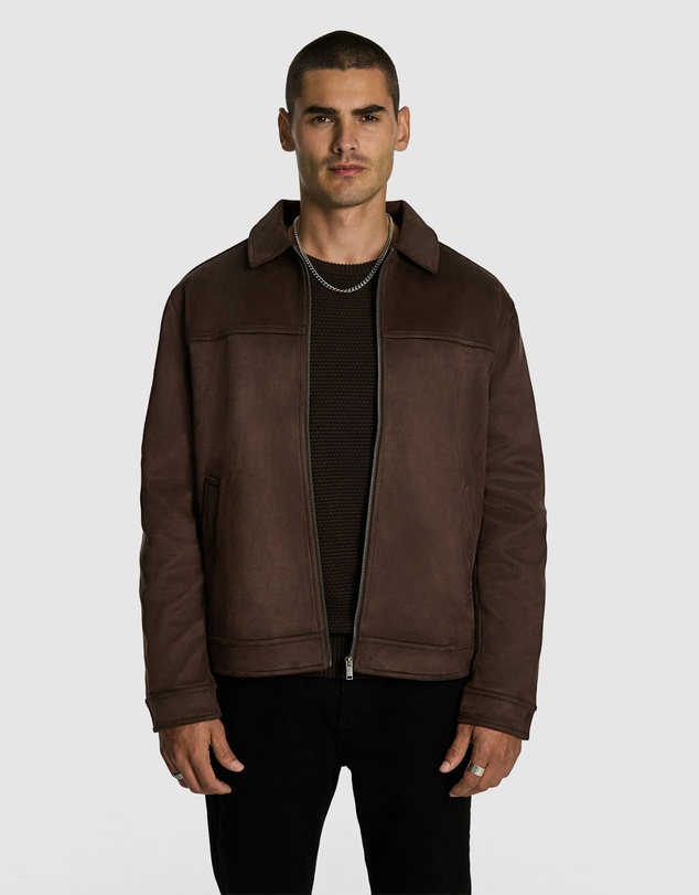 yd. - Sutherland Faux Suede Jacket