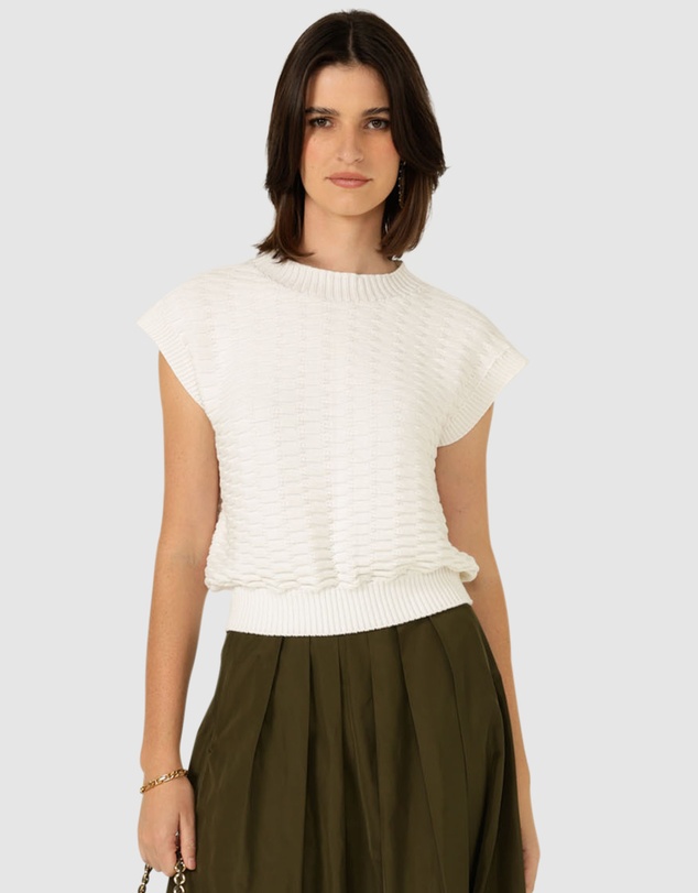 SACHA DRAKE - Bubble Knit Top