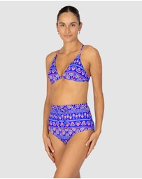 Baku Swimwear - Morocco Longline Fixed Triangle Bikini Bra Top