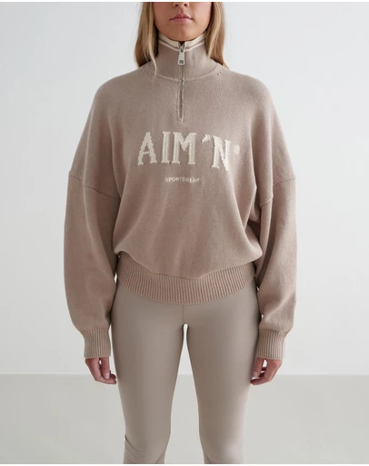 Aim'n - College Knit Half Zip