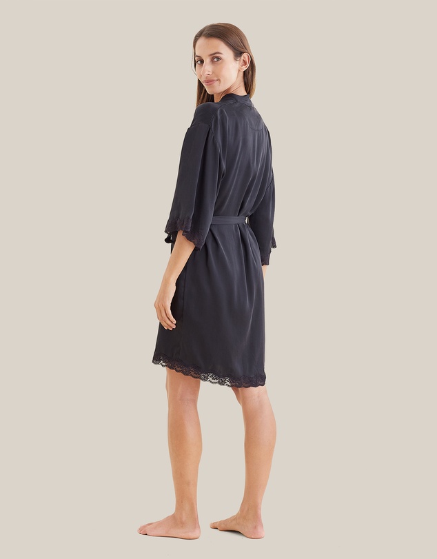 Papinelle - Camille Silk Lace Robe