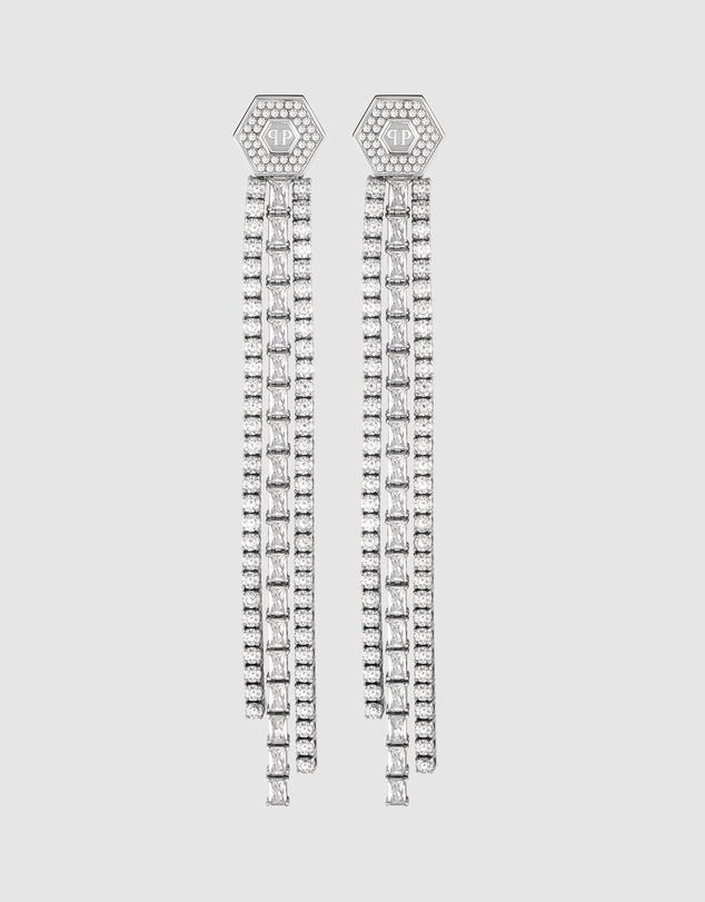 Philipp Plein - Philipp Plein Tennis Royal Silver-Tone Drop Bracelet