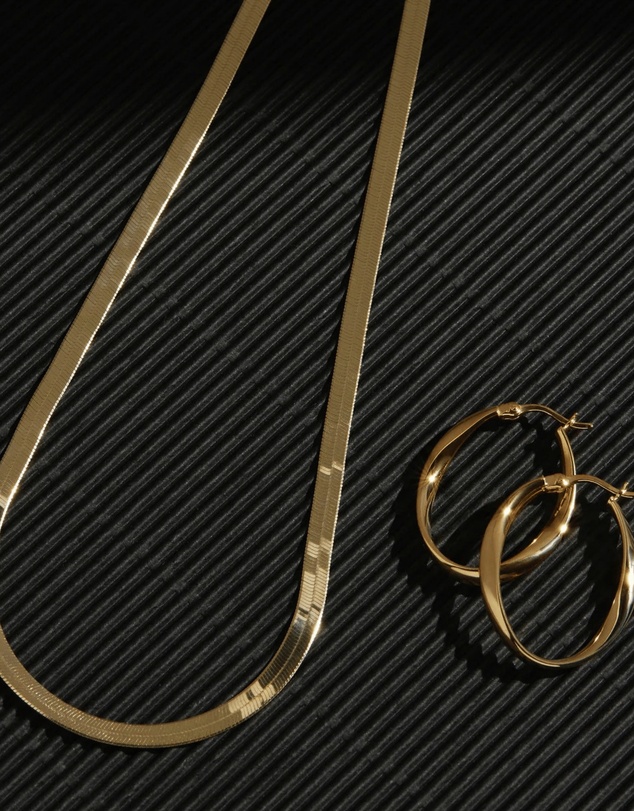 Najo - Cinta Yellow Gold Hoop