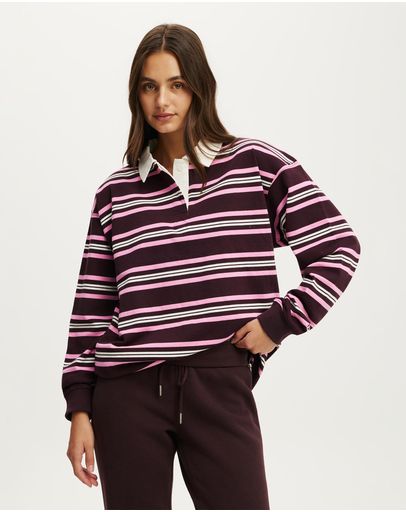 ITALIAN PLUM REMY STRIPE