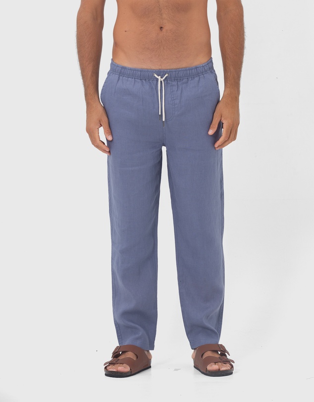 Coast Clothing - Coast Linen Pant - Denim Blue