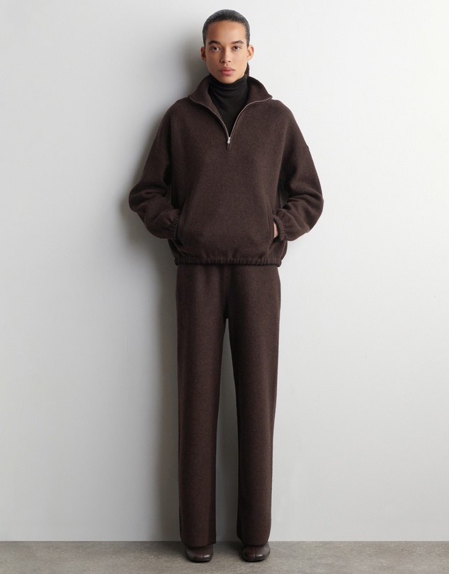 COS - Boiled Merino Wool Wide-Leg Trousers