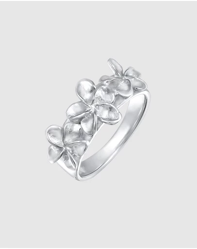 Elli Jewelry - Ring Flower 925 Sterling Silver