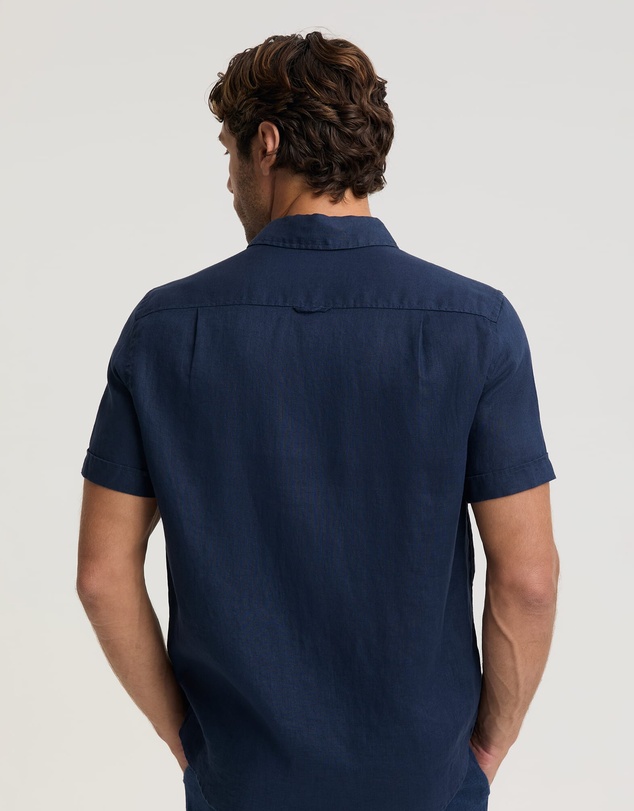 Sportscraft - Short Sleeve Linen Shirt