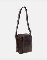 Pierre Cardin - Pierre Cardin Men's Leather Classic Crossbody Bag
