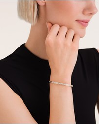 Rosefield - Crystal Gold-Tone Bangle