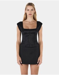 Hansen & Gretel - Kyra Taffeta Mini Skirt