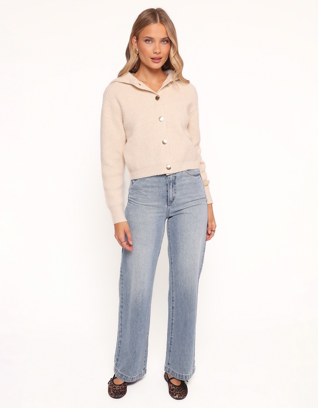 Petal & Pup - Anais Knitted Jacket - Ecru