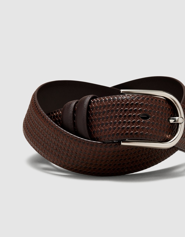 Politix - Textured Leather Belt