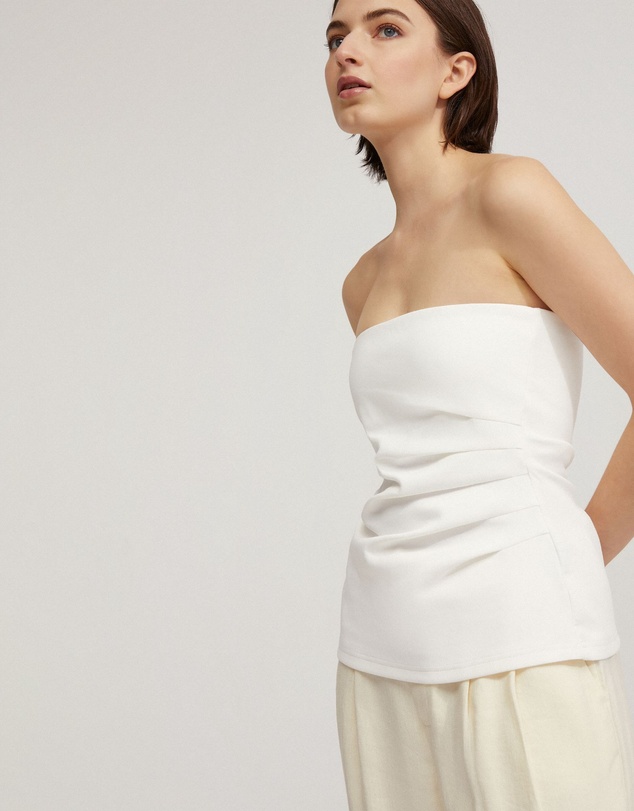 Oxford - Clara Strapless Ponti Top