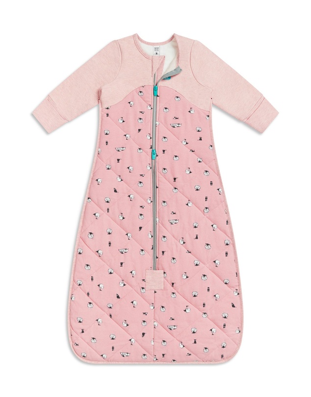Love to Dream - Sleep Bag 2.5 TOG Organic Cotton and Merino in Rose
