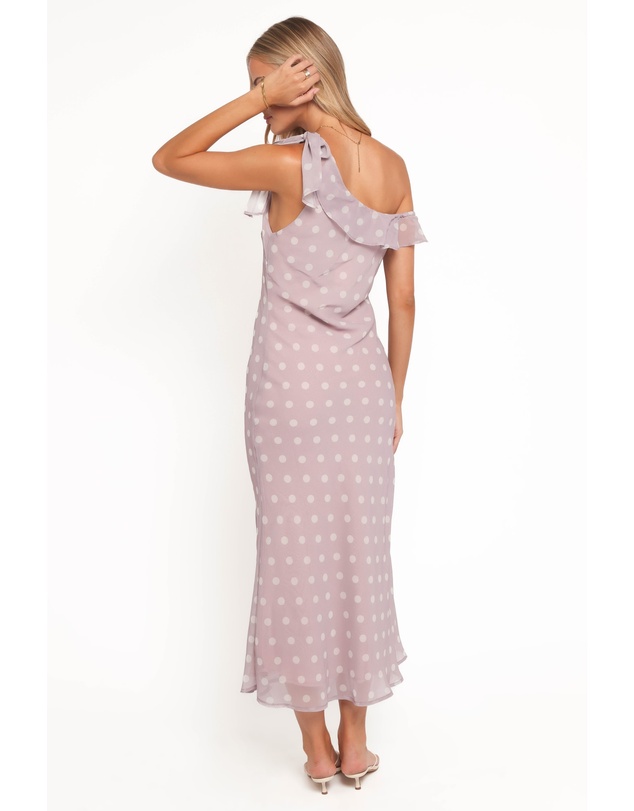 Petal & Pup - Celestine Maxi Dress - Lavender Polka Dot