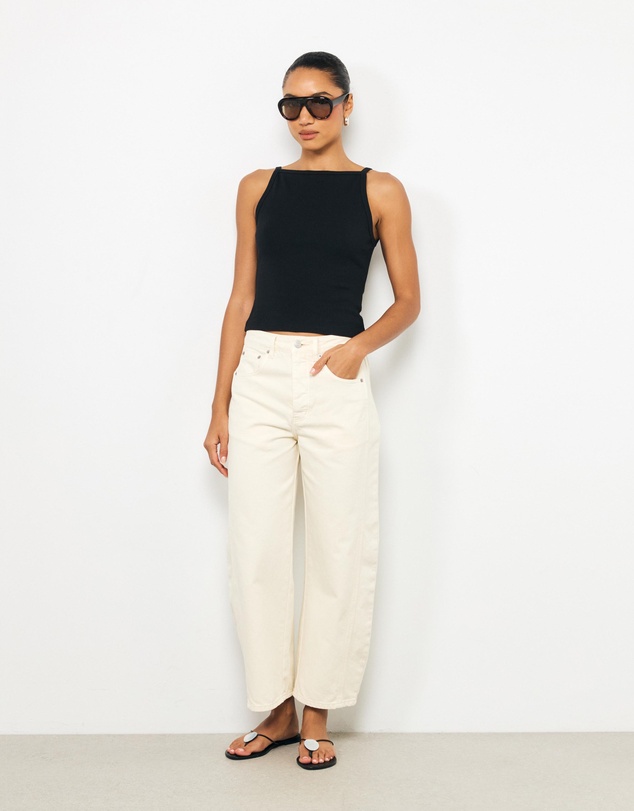 AERE - Fi High Boat Neck Tank