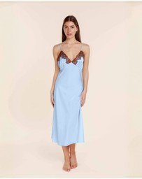 Gingerlilly - Magnolia Silky Satin Long Gown