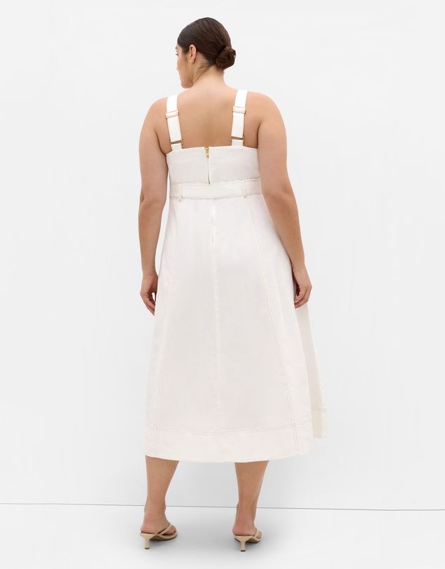 City Chic - Rhia Fit & Flare Denim Dress