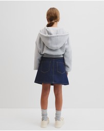 Country Road - Teen Australian Cotton Cropped Zip Through Jacket`