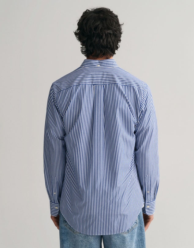 Gant - Regular Fit Striped Poplin Shirt