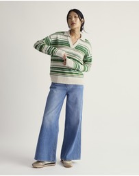 Seasalt - Seasalt Cornwall Green Bird Flight Jumper