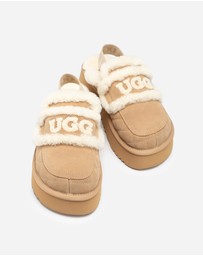 Ozwear Connection Uggs - Ugg Violet Matelassé Shearling Platform Slipper (Detachable Feature)