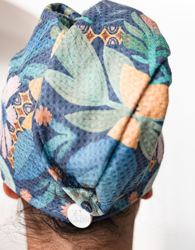 Sky Gazer - Quick Dry Hair Wrap- Twilight