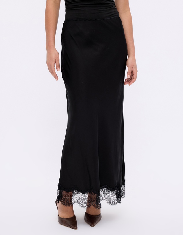 Minima Esenciales - Maely Lace Midi Skirt