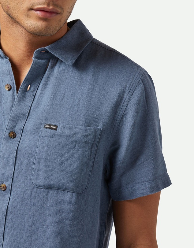 Brixton - Charter Organic Cotton Short Sleeve Shirt