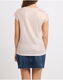 Marcs - As Love Glows Foil Linen Tee