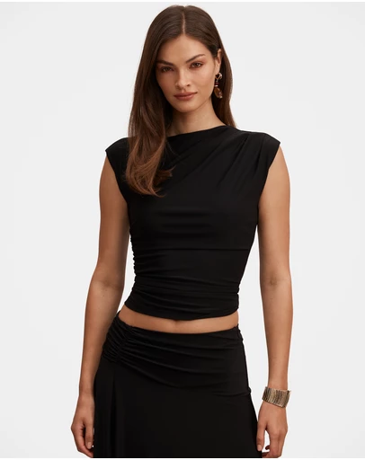 Forever New - Logan Asymmetrical Shoulder Top