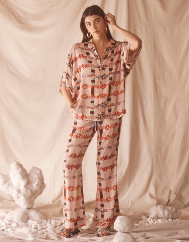 KINGA CSILLA - Cuore Luna Flare Pants