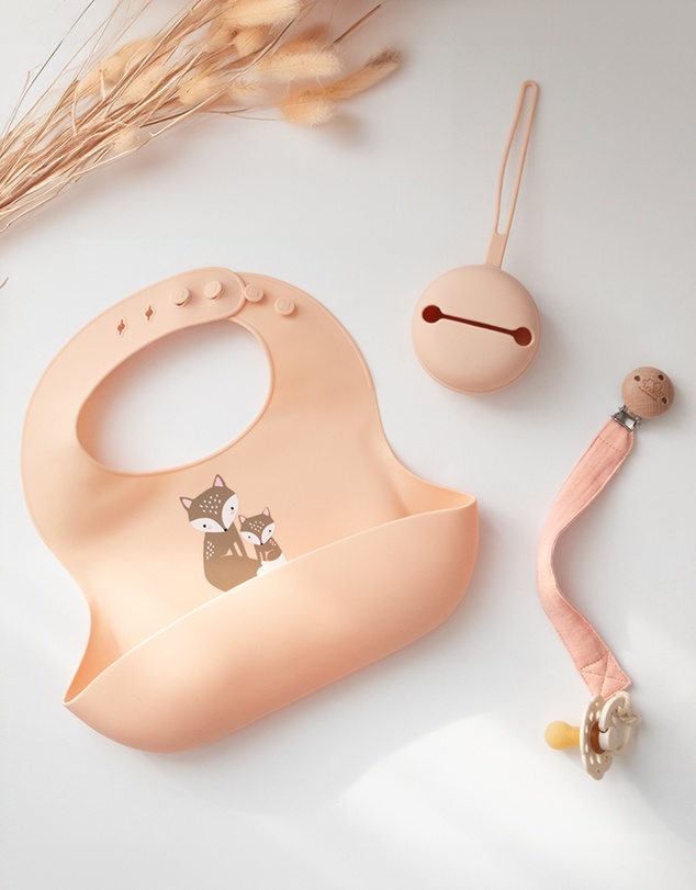 Playground - Silicone Bib - Fox