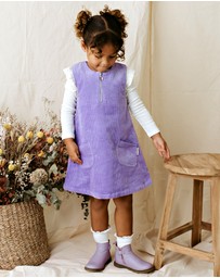 Designer Kidz - Evie Cord Pinafore Dress