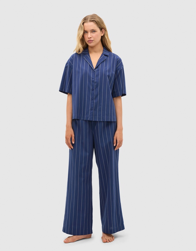 Seed Heritage - Stripe Shirt and Pant PJ Set