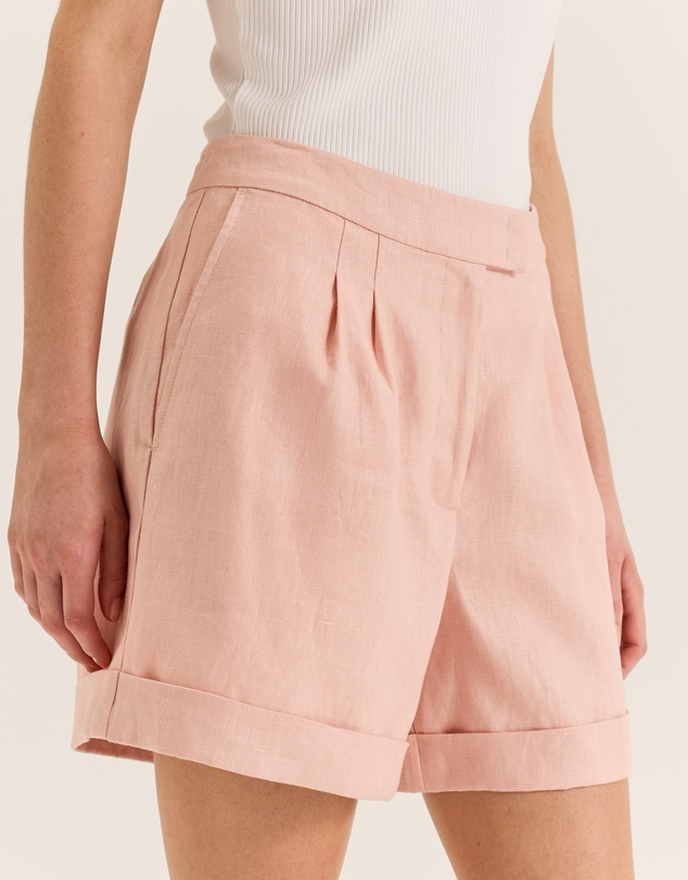 Review - Celine Linen Shorts