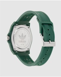 adidas Originals - Project Four 41mm Green Resin Watch