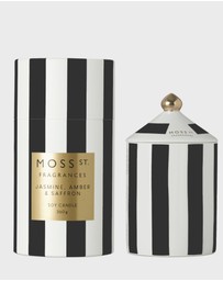 Moss St Fragrances - Jasmine, Amber & Saffron Ceramic Candle 360g