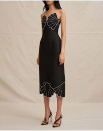BY JOHNNY. - Kimora Shell Strapless Midi Dress