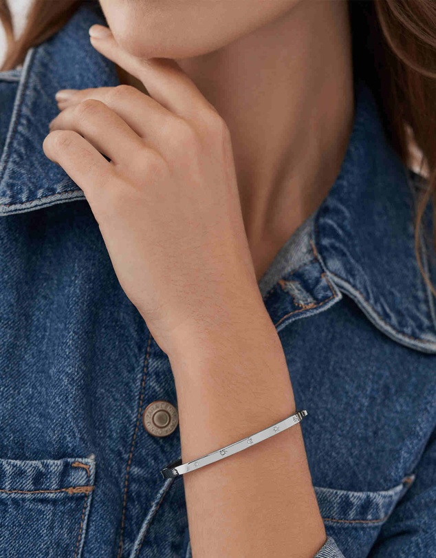 Fossil - Sadie Silver-Tone Bracelet
